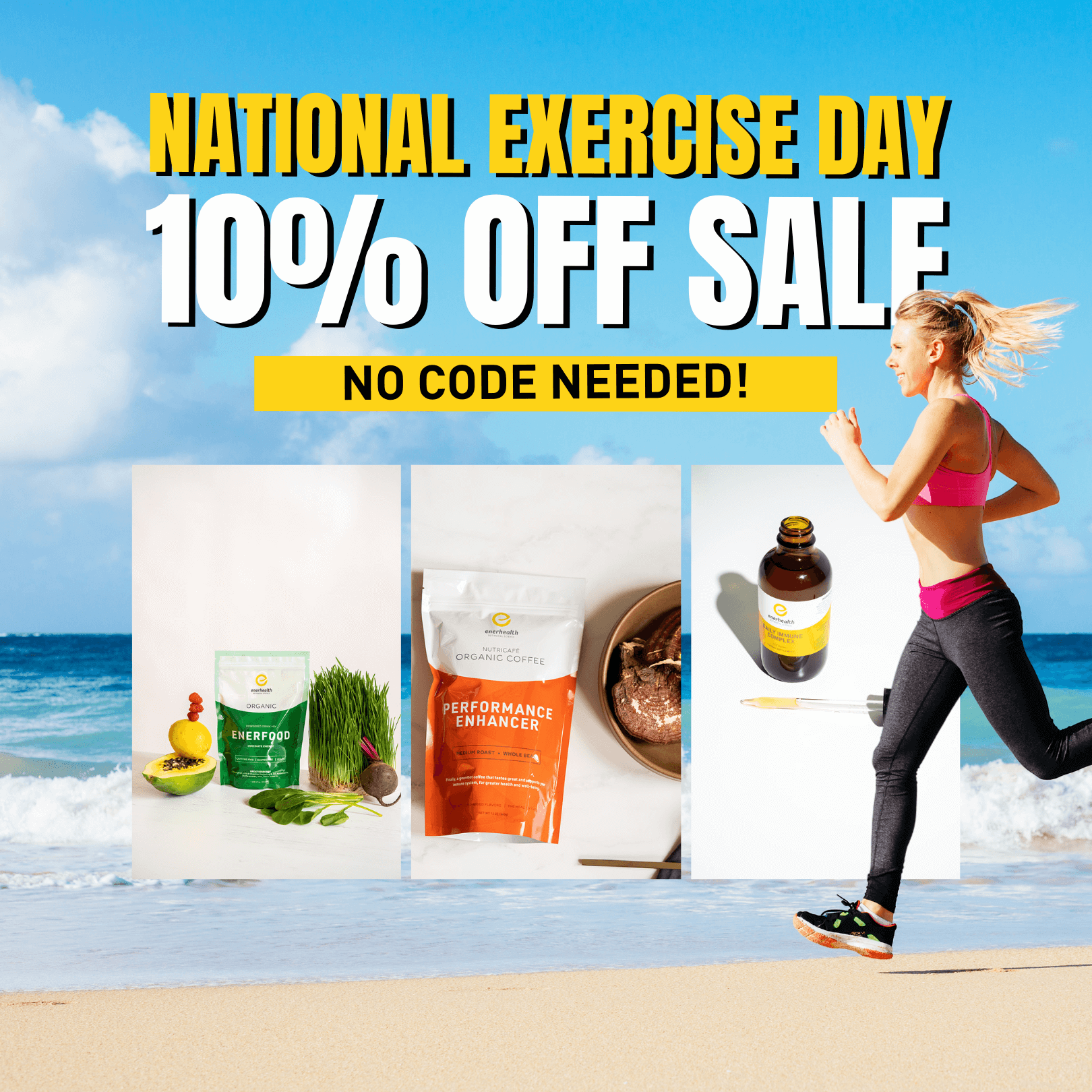 10% Off for National Exercise Day
